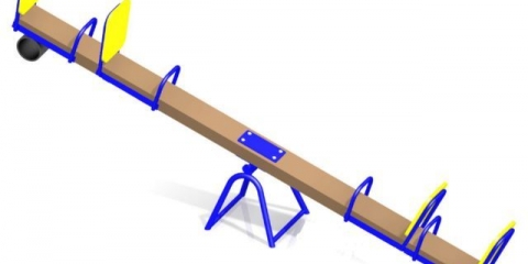 Ljuljaška-vaga uradi sam: kako napraviti drvo i metal, dijagrami i dimenzije + fotografija